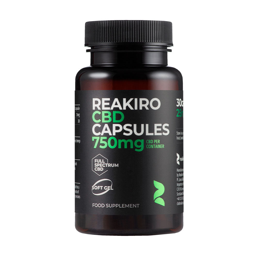Reakiro CBD Capsules 750mg