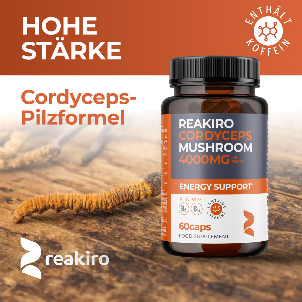 Cordyceps-Pilz 4000 mg 60 Kapseln