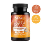 Lion's Mane Mushroom Gummies 60 Stück - Beeren-Geschmack - Gehirnunterstützung