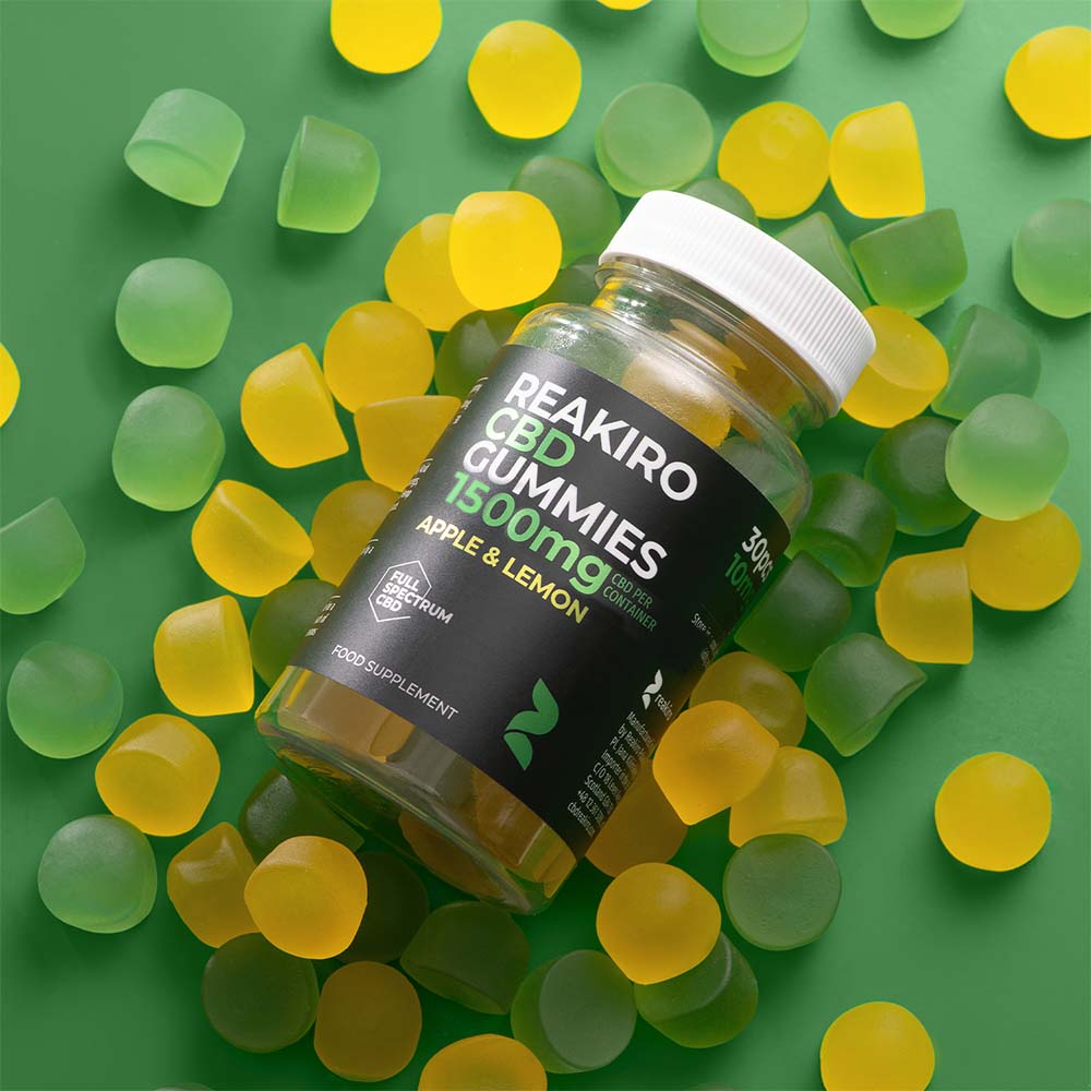 Reakiro CBD Gummies bottle