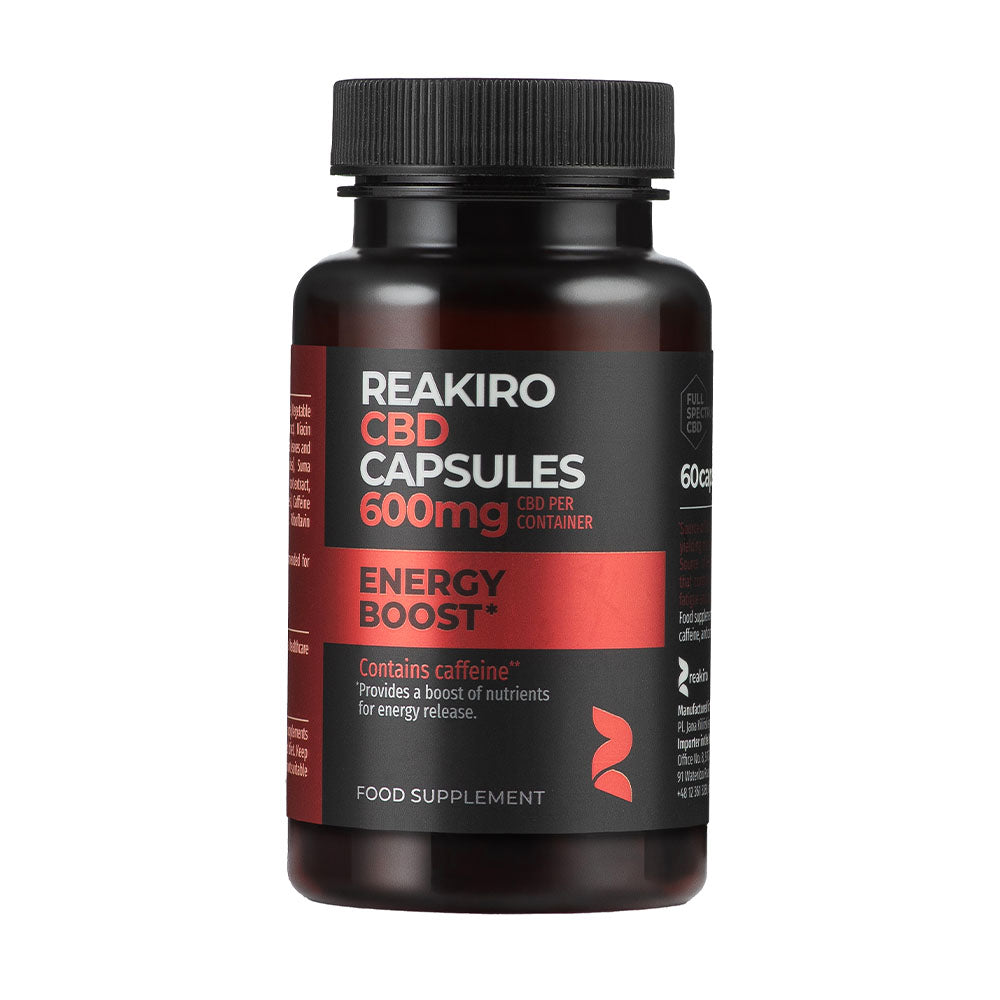 Reakiro Energy boost CBD Capsules