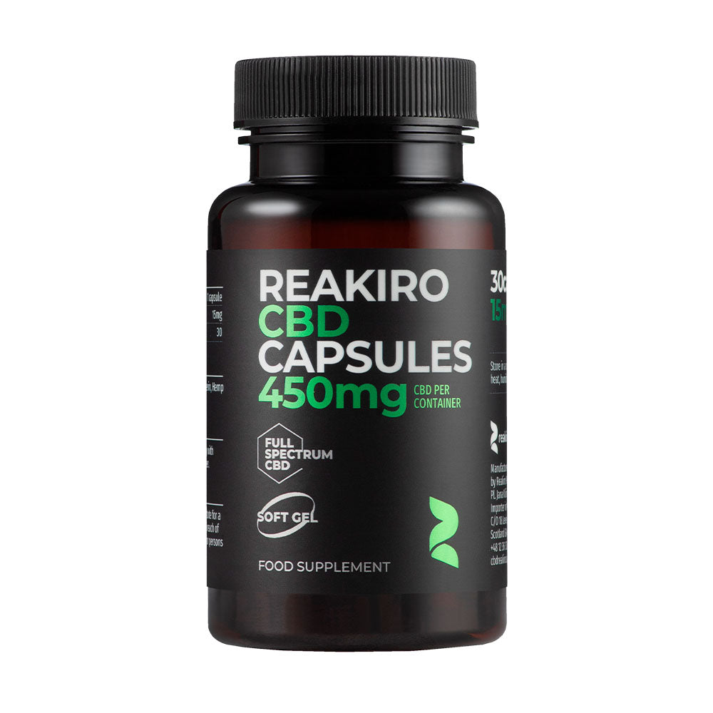 CBD Kapseln 450mg 30 Stück - Vollspektrum
