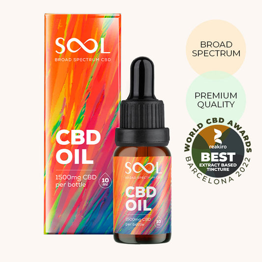 SOOL CBD Öl 1500 mg - Breitspektrum CBD Öl 15%