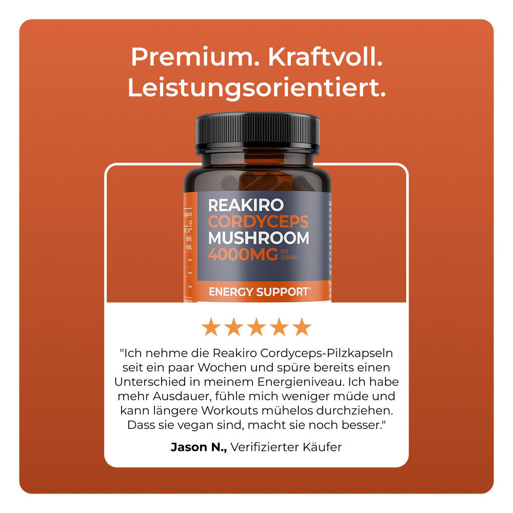 Cordyceps-Pilz 4000 mg 60 Kapseln