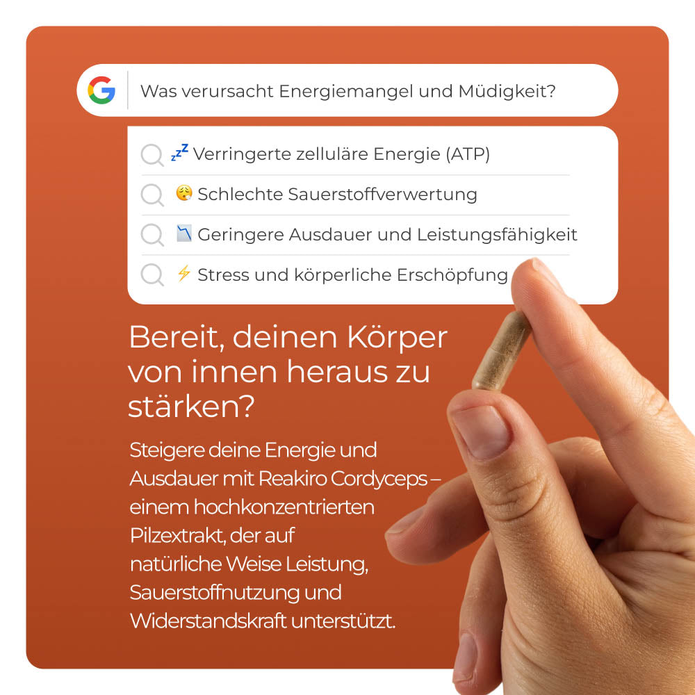 Cordyceps-Pilz 4000 mg 60 Kapseln