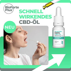 Forte CBD Öl 1000 mg Pfefferminz 15 ml