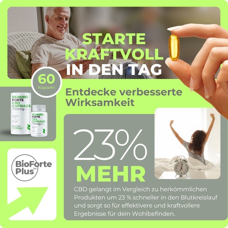 Reakiro Forte CBD Capsules 750mg