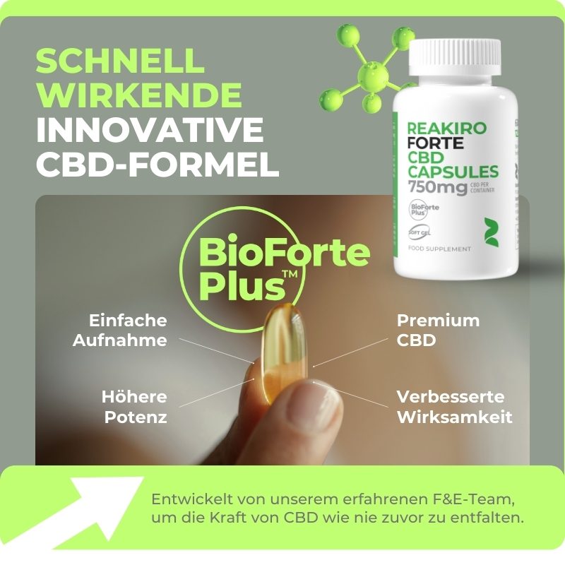 Reakiro Forte CBD Capsules 750mg