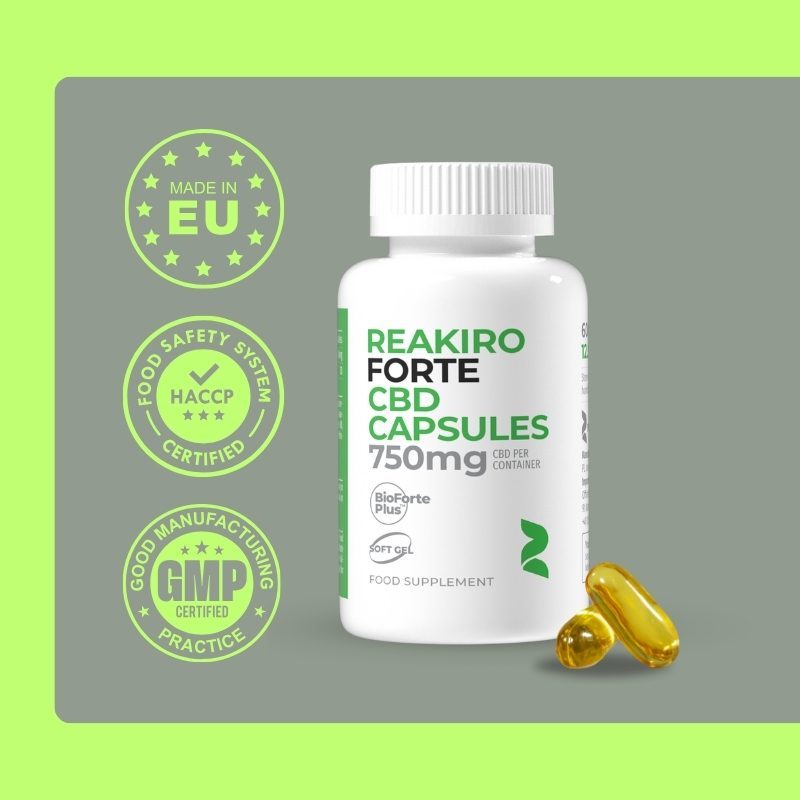 Reakiro Forte CBD Capsules 750mg