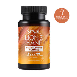 Lion's Mane Gehirnunterstützung Gummies 2000mg 60 Stück