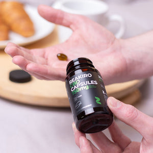 Reakiro CBD Capsules 750mg in use