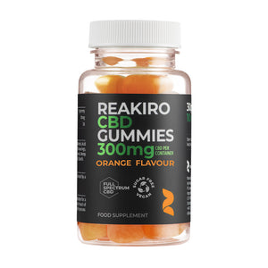 Reakiro CBD Vegan Gummies 300mg Orange