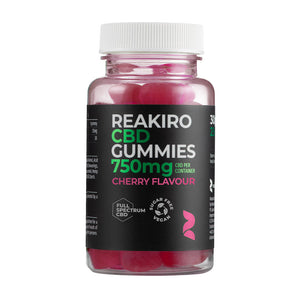 Reakiro CBD Vegan Gummies 750mg cherry flavour