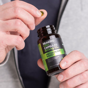 Reakiro Metabolism boost CBD Capsules bottle