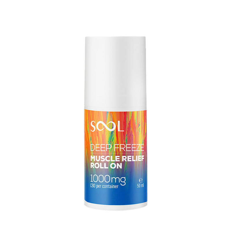 SOOL deep freeze muscle relief oll on